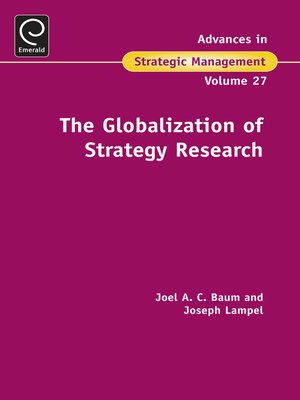cover image of Advances in Strategic Management, Volume 27